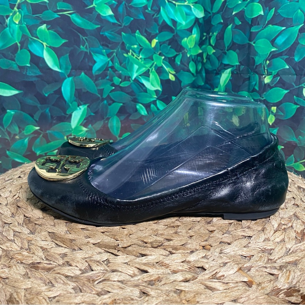 Tory Burch black Leather flats - Picture 4 of 7
